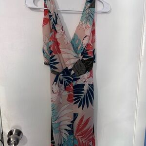Japna Multicolor Tropical Print Jumpsuit